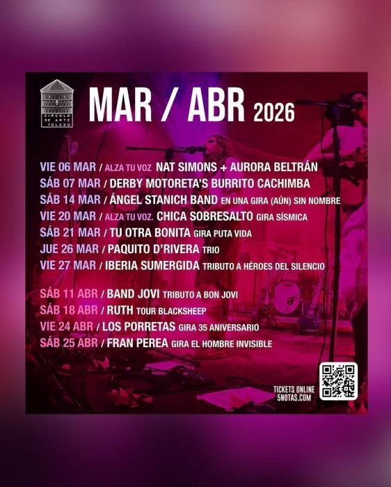 Círculo de Arte Toledo. Marzo y abril. 