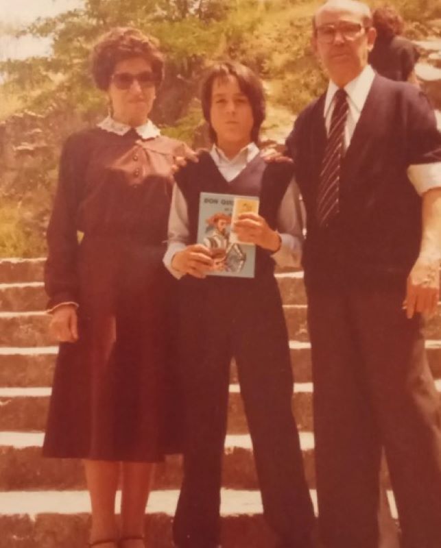 Curro y sus abuelos