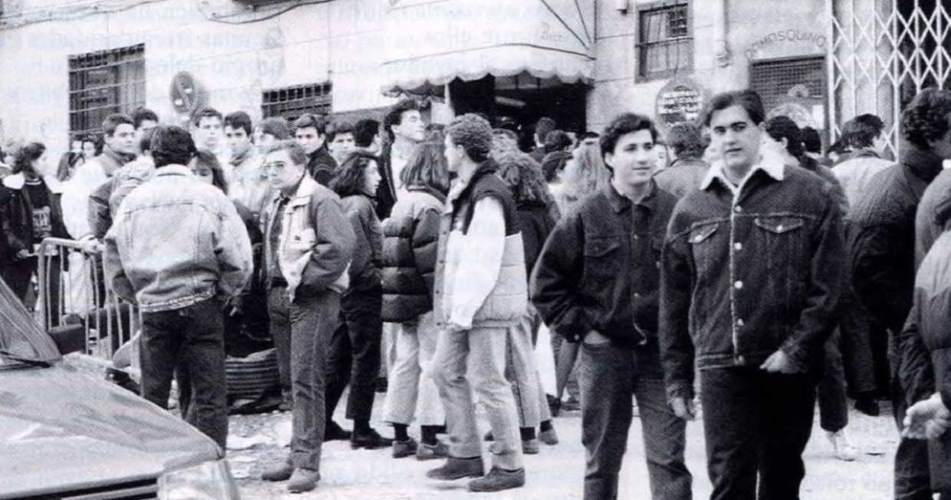 Bar Tierra años 90. Fernando Riaño