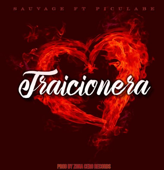 Portada oficial de la canción “Traicionera” de Basi Piculabe y Óscar Sauvage.